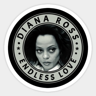 Diana ross - endless love art Sticker